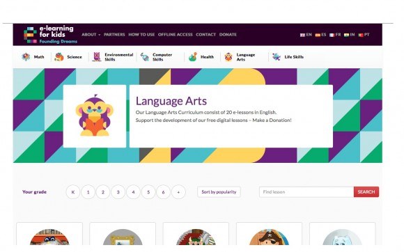 Imagen propiedad de E-Learning for Kids.