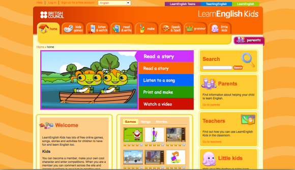 Learning english kids