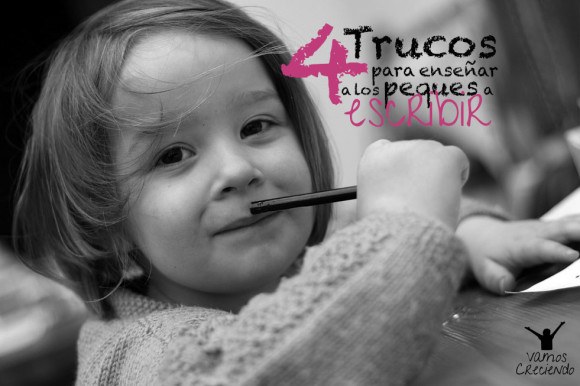 4 basicos para enseñar a los peques a escribir